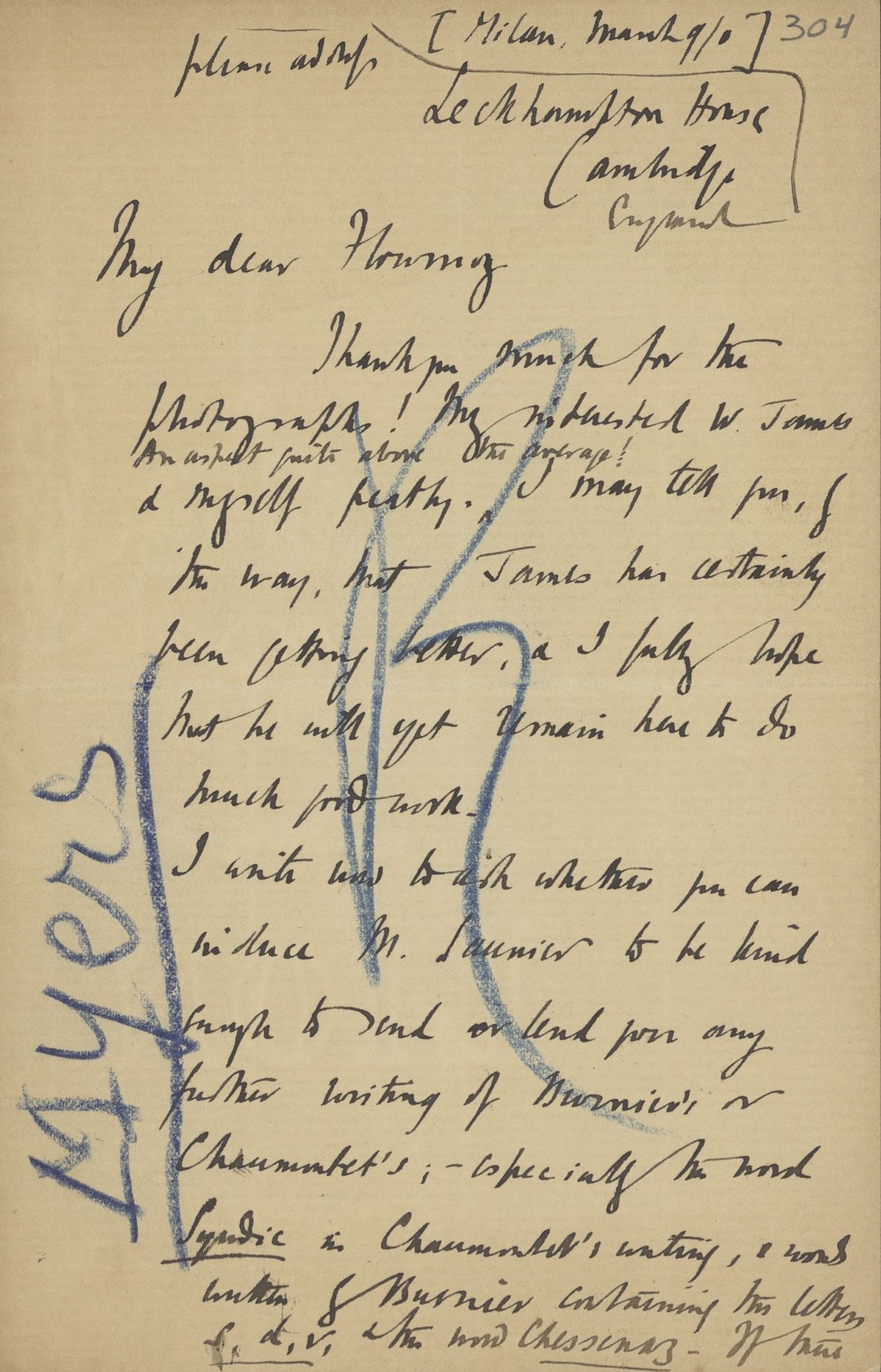 Myers Frederic William Henry