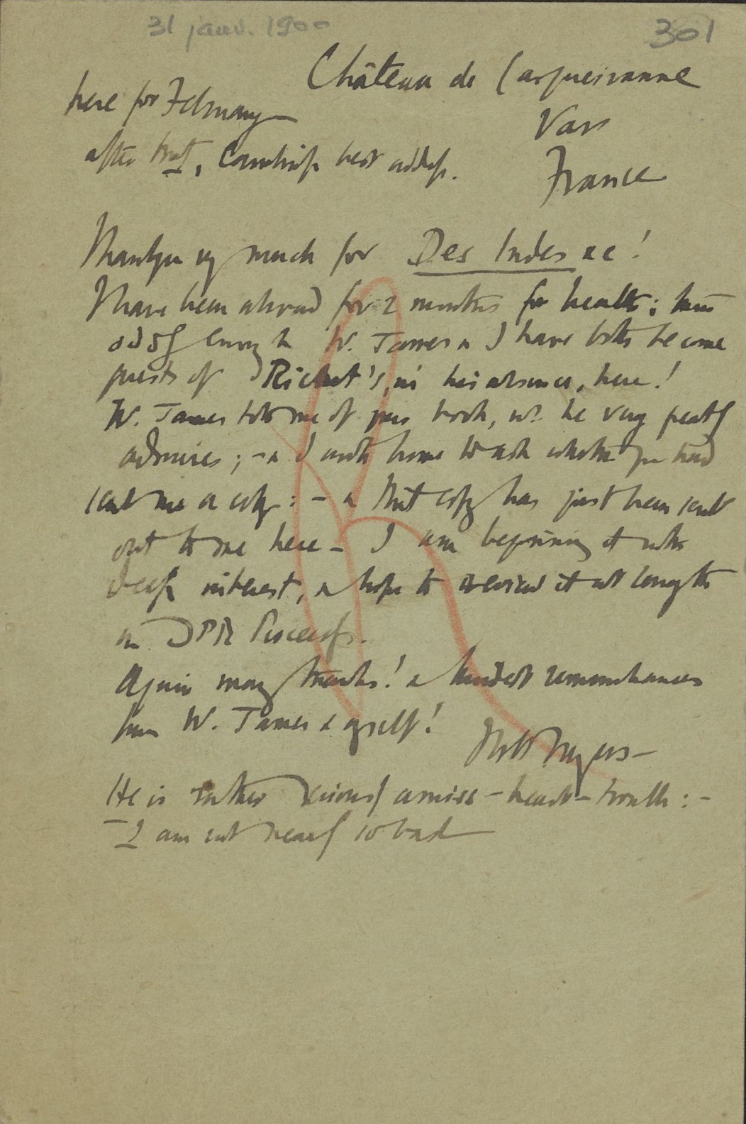 Myers Frederic William Henry