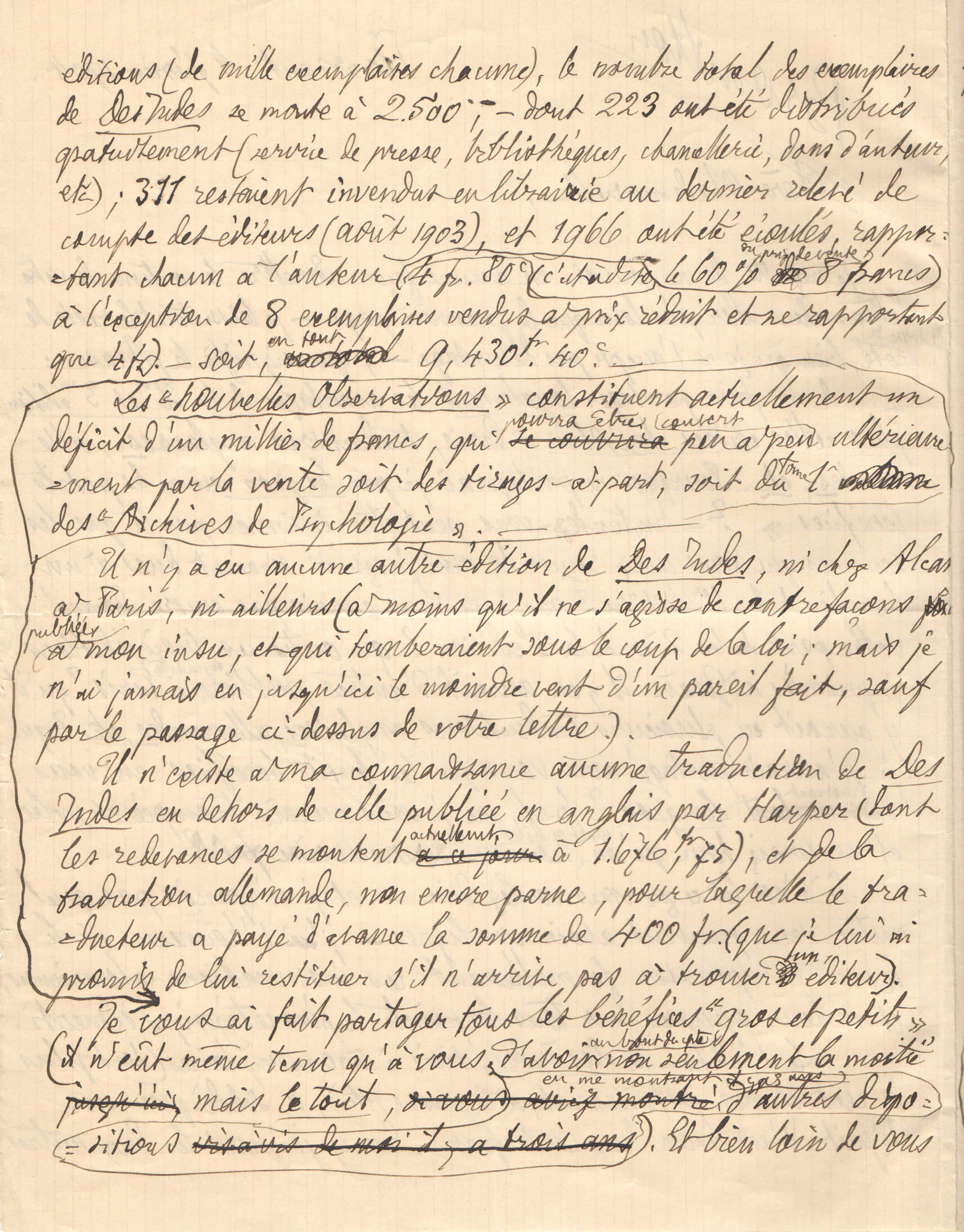 Théodore à Elise, le 4 février 1904