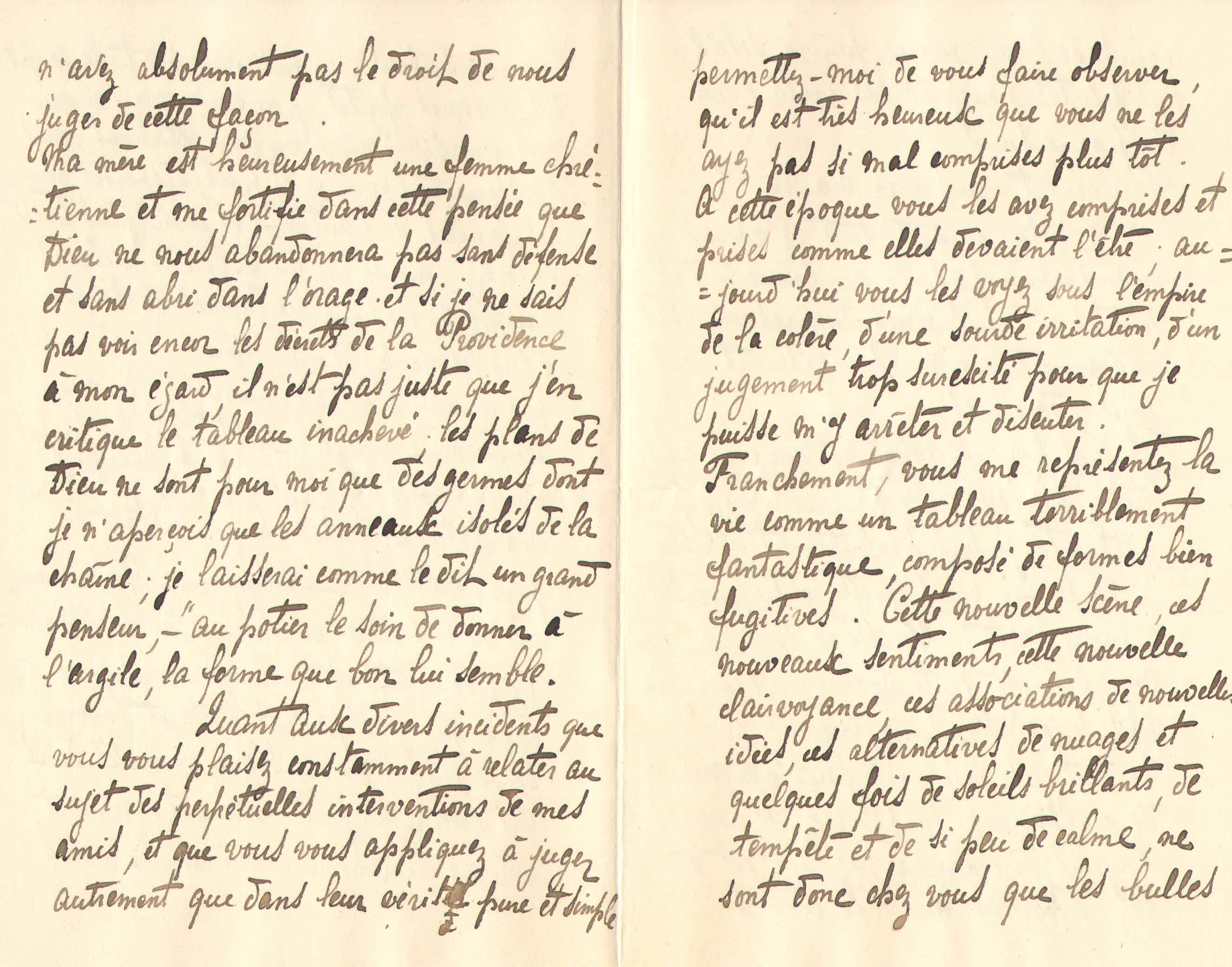 Elise à Théodore, le 10 janvier 1902